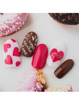 ラ カゼッタ(La casetta)/バレンタインLoveネイル