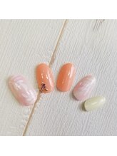 ネイルサロン クイル(QUILL)/７月タイダイ（１）