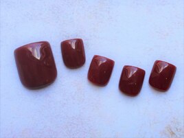 赤のFootネイルは不動の人気
