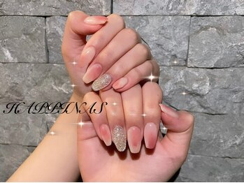 ハピナス(HAPPINAS)/桃ネイル