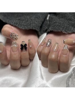 ビー 中町(bii)/ツイードネイル