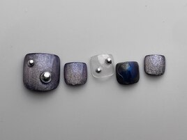 マグ×スタッズ　フットネイル