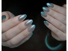 ナンシーネイル(Nancy nail)/ミラーとフラッシュネイル