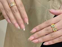 トゥートゥー(TOUTOU)/ピンクベースxラメーグラ