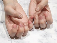 アミックスネイル(Amix nail)/ガーリーレオパード