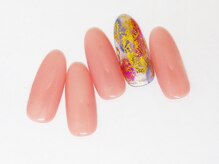 ティーエヌ 名古屋矢場町店/ワンカラーネイル￥3980