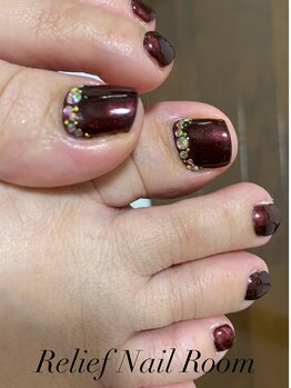 リリーフネイルルーム(RELiEF NAiL ROOM)/フットワンカラーコース