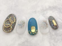 ネイルサロン ウィル 恵比寿(will)/ニュアンススタッズネイル