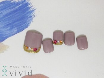 メイクプラスネイル ヴィヴィッド(MAKE+NAIL vivid)/フット　オリジナル♪
