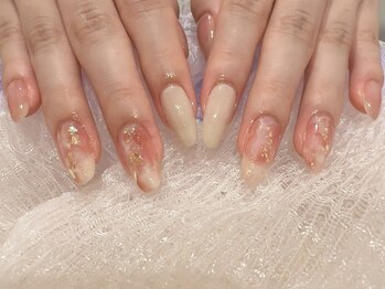 ラベンダー(lavender)/デザインニュアンスネイル