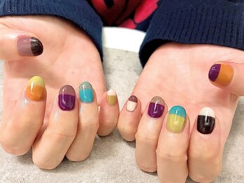 ティーエス ネイル ガーデン(T.S Nail Garden)/カラフルバイカラー