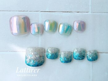 ラティレ 銀座(Lattirer)/夏フット♪ニュアンス