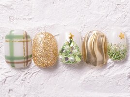 ゴールドクリスマスミラー¥9000