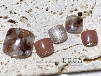 ネイルアトリエルカ(nail atelier LUCA)/M-920 大人可愛いインクネイル