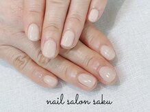 サク(saku)/ホワイトベージュ/ワンカラー