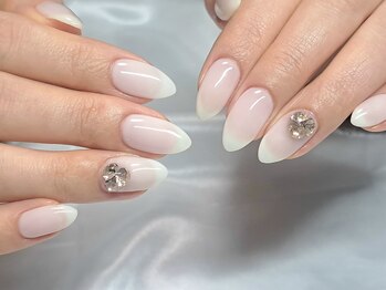 ラリマー(Larimar)/ワンカラー×Vカットネイル♪