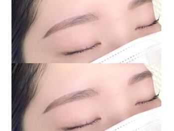 リノア 調布(Li'noa)の写真/似合わせ美眉デザイン+眉毛WAX脱毛が人気◎間引きでグッとあか抜け美人眉に♪描き方も習得!