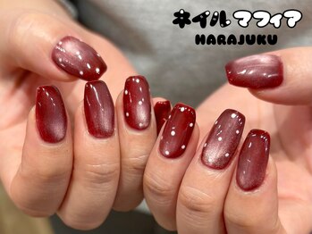 ネイルマフィア 原宿(NAIL MAFIA)/韓国ネイル/原宿ネイル/冬ネイル