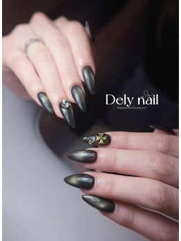 デリーネイル(Dely_nail)/奥行き感ダークマグネットクロス