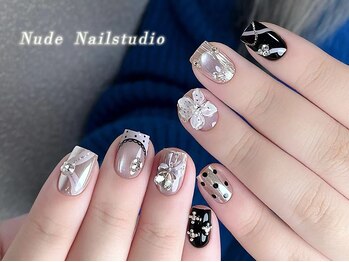 ヌード ネイルスタジオ 船橋店(Nude Nailstudio)/パラジェル/長さだし/オフのみ