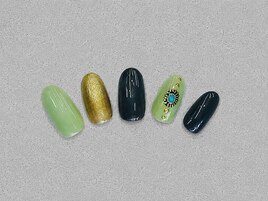 ボーホーネイル/コンチョ