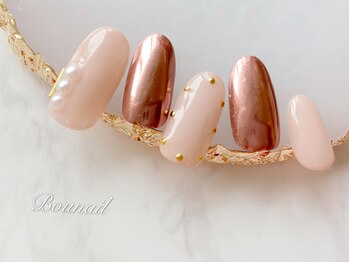 ボネール(nail ＆ eyelash Bounail)/パラジェル　ミラー　メタリック