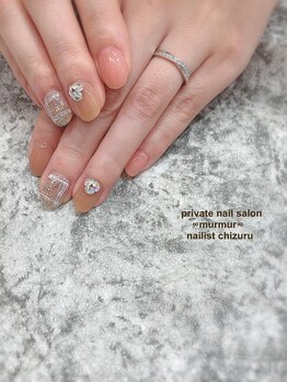 プライベート ネイルサロン マーマ(murmur)/ツイードネイル