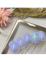 ネイルアンドアイラッシュ ブレス エスパル山形本店(BLESS)/ボーダーネイル