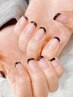 【hand】オフ込みフレンチネイル¥9,700  (ウォーターケア＊ハンドマッサージ)