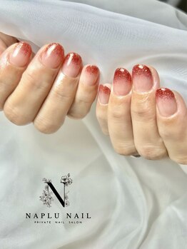 ナプラネイル(Naplu nail)/ラメグラデーション