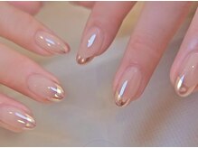 ラジュルネ(nail&eyelash La journee)/マグネットフレンチ+パーツ