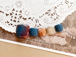 春フットネイル