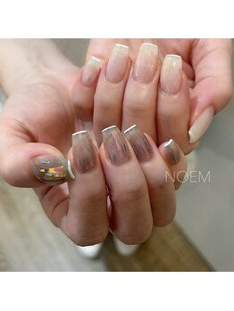 ノエム ネイルサロン(NOEM)/オーロラフィルムネイル☆