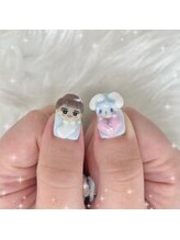 プリュム(Plume)/3D/推しネイル/キャラクター