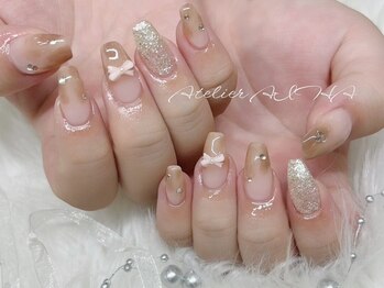 アトリエ アイハ(aiha)の写真/【京橋から徒歩2分/フォルム・デザイン◎】経験豊富なベテランネイリストのみ在籍！定額～持ち込みまで★