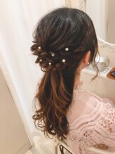 アイラッシュアンドヘアメイク チュラ(chula)/品のあるヘアセット
