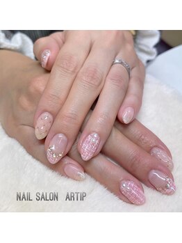 ネイルサロン アーティップ(Nail Salon Artip)/キルティング ツイードネイル