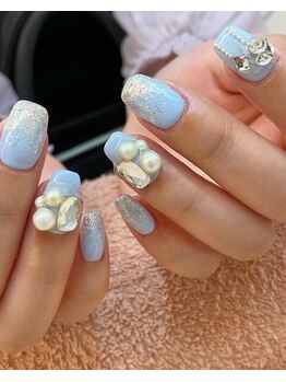 ネイルサロン ロゼオ(Nail salon Roseo)/定額Nail ¥6990~/長さ出し+¥3300