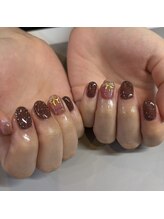 セレンティア バイ リディーヴ 渋谷店(Serentia by Ridive)/秋デザイン　チェックネイル　