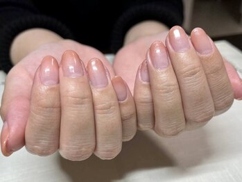 ソワンソワール(SoinSoir)の写真/【ネイルと一緒にケアも◎】もちのいいネイルでお気に入りのフォルムをキープ！ネイルが取れやすい方に♪