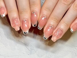 ガラスフレンチとキルティング