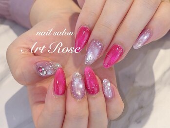 ネイルサロンアンドネイルスクールアートローズ 町田店(Art Rose)の写真/大人可愛い指先へ！期間内オフ無料とフォルムにこだわりの高技術で爪育をサポートします☆