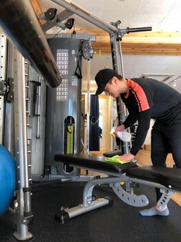 マハロトレーニングジム(Mahalo Training Gym)/こまめに消毒実施中！！