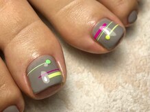 オーラリー ネイル アート メゾン(ORRERY nail art maison)/フット / 蛍光ライン