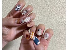 ユノ フィオーレ(Juno fiore)/ニュアンス詰め込みネイル