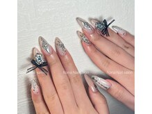 ユニコーンネイル 原宿表参道(unicorn nail)/ゴ-ジャススカルプ10本デザイン