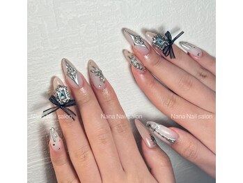 ユニコーンネイル 原宿表参道(unicorn nail)/ゴ-ジャススカルプ10本デザイン