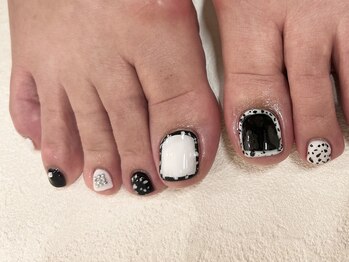 ジュイール ネイル 千葉店(Jouir nail)/モノトーンフット