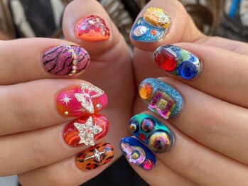 ボワニトウキョウ(boigny tokyo)の写真/好きなデザインを気軽に楽しめる！カラーやパーツが豊富なネイルサロンであなたの指先をもっと素敵に彩ろう