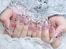ベティネイル アイラッシュ(Betty Nail)/クリアハートネイル スカルプ